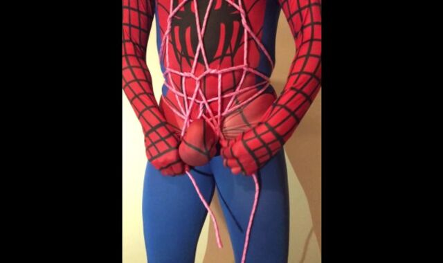 JIZM-PUMP and BALL CABLE LIMIT RESTRAIN BONDAGE TOYS ** SUPAH-HORNY SPIDER-DUDE **