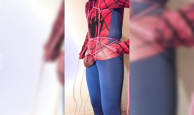 JIZM-PUMP and BALL CABLE LIMIT RESTRAIN BONDAGE TOYS ** SUPAH-HORNY SPIDER-DUDE **