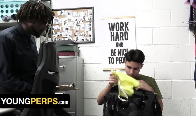 Fit Black Officer Devin Trez Disciplines two Nasty Dudes Caught Stealing In His Supermarket - Youthfull Perps