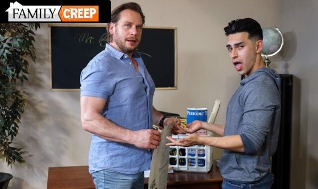 FamilyCreep - Ex Stepdaddy Pokes His SUPER SUPER-STEAMY Twunk Latino Stepson-In-Law