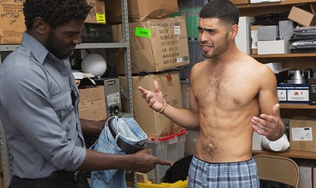 Teddy Officer Devin Trez Rams His Yam-Sized Dark-Hued Sausage In Latino Thief To Discipline Him - Youthful Perps