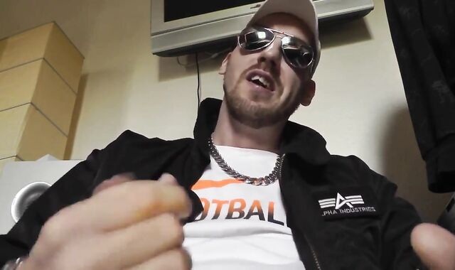 PROLLKING IS CONVERSING BAD AND JACKING HIS yam-sized MONSTER AND MAKES BALL STRETCHED OUT