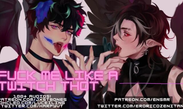 Fuck me like a Twitch e-Female / Anime Porno Neko Man Ahegao || NSFW Audio and Grubby Chat ASMR