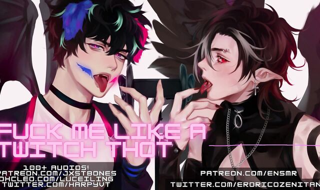 Fuck me like a Twitch e-Female / Anime Porno Neko Man Ahegao || NSFW Audio and Grubby Chat ASMR