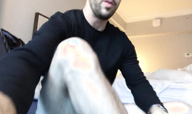 Dom Alpha Daddy Cumming on Black Tee-T-Shirt (Verbal)