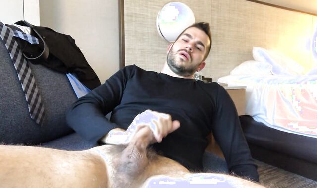 Dom Alpha Daddy Cumming on Black Tee-T-Shirt (Verbal)