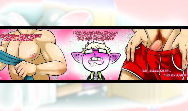 Alien twunk daydreams about his super hot greatest buddy (Comic) Zeggy's Side