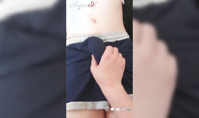 Teasing my femboys stunning donk with a happy end - NagisaIf