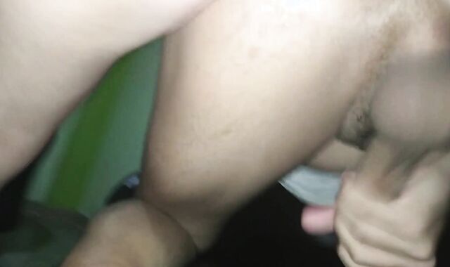 Teenager plumbed in the backside with dual popshot