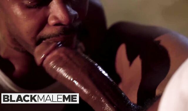 Blackmaleme - Unlimited Creamz Puts His Head Low So Mack Parent Can Ravage His Gullet With His Massive Guy Meat