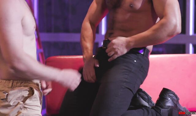 Fag firefighters Michael and Dillon plumb in the pub