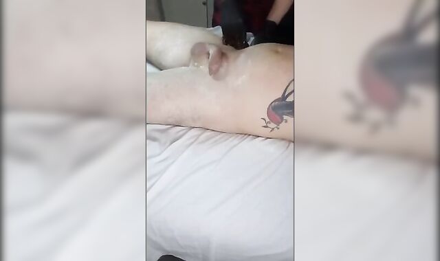 Gay-For-Pay Construction employee Modest Stiffy Waxing Sugaring