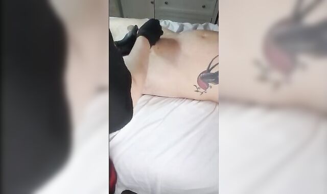 Gay-For-Pay Construction employee Modest Stiffy Waxing Sugaring