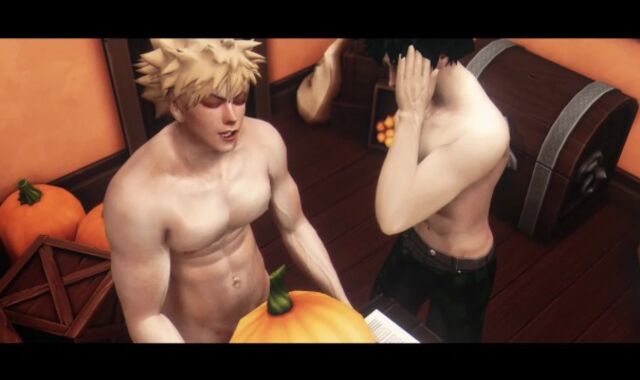 Hero's Halloween 2022 - Pumpkin Pie - Kacchan x Deku - My Hero Academia trio DIMENSIONAL Animation Parody