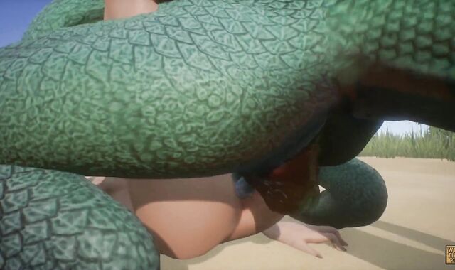 Wild Life Twunk Guy gets humped by a Dragon