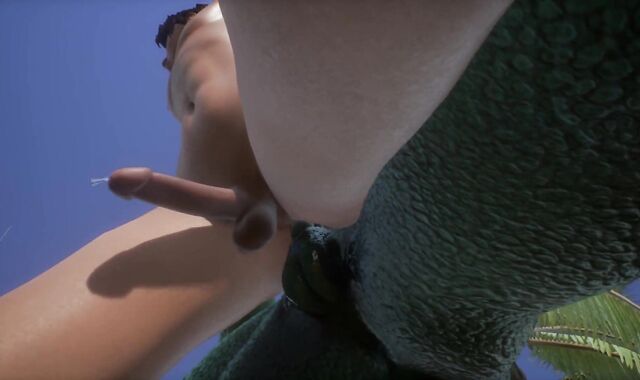 Wild Life Twunk Guy gets humped by a Dragon