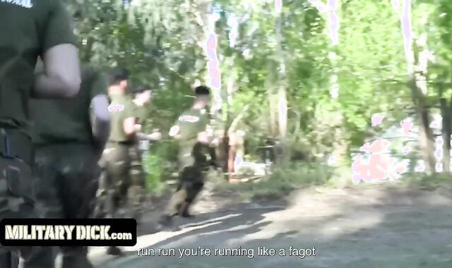 Military Tear Up-Stick - Uber-Cute Latino Man Deepthroats A Slew Of Of Rods And Takes Them In The Rump For Being Late