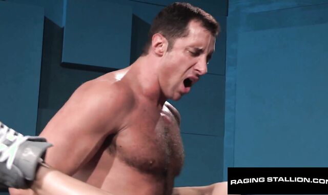 Wool Coated Teddy Boiling Supah-Banging-Super-Hot Energy For Jock - Johnny V, Nick Capra - RagingStallion