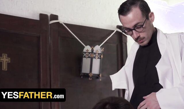 Nice And Spectacular Altar Fellow Felix O'Dair Lifts His Robe Up And Lets The Priest Breed Him - YesFather