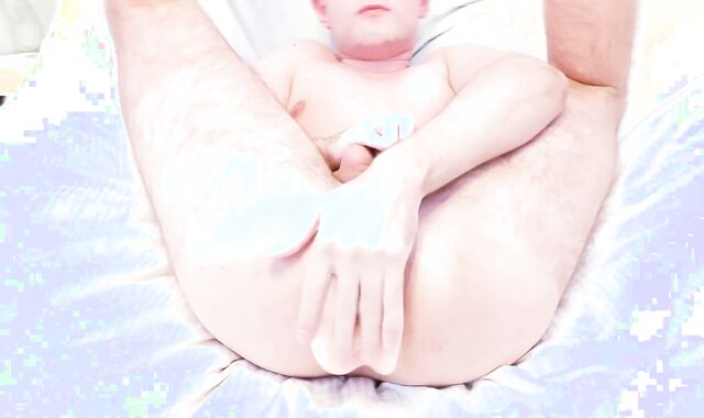 YELLING little SISSY tramp with FLESHLIGHT IN THE RUMP, DRAINS her petite BUD like a GREAT LADY