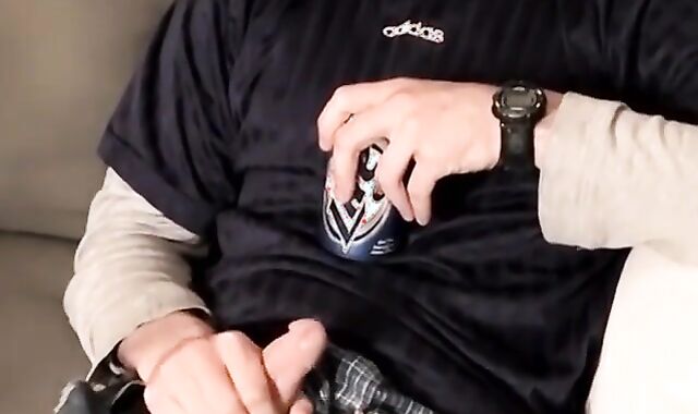 Naughty unexperienced Maxxx Fuck milks off monstrous dick and pees solo