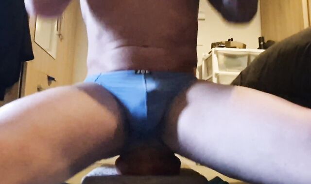 Gay youngster takes monster faux wood deep extra giant tear up stick anal widely opened