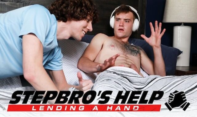 Ultra-Ultra-Cute Step-Brother Catches Bear Tugging Off & Things Get Insane - Scott Finn, Cristiano - NextDoorTaboo