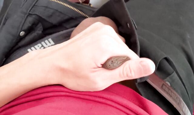 Hard at Work, Wet with Precum (4K HD) (no jizz)