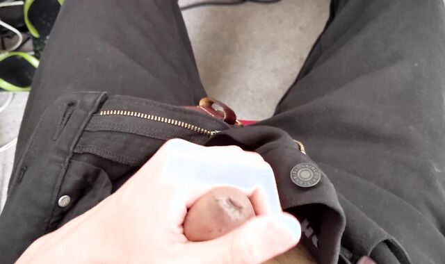 Hard at Work, Wet with Precum (4K HD) (no jizz)