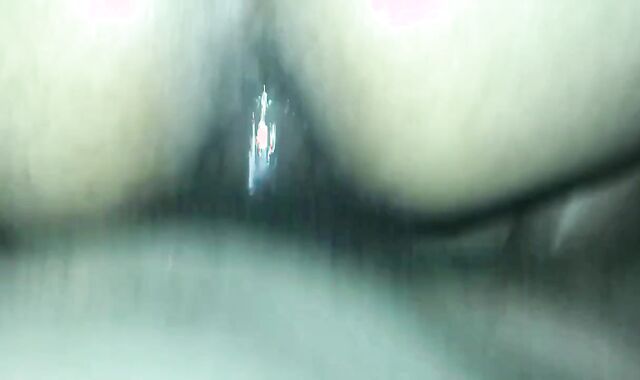 Heterosexual THUG spandex hood dl dark-hued fellow baked dual popshot internal ejaculation big black cock bouncy rump light flesh Rectal