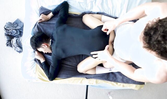 Shooting my massive 7 day explosion all over a Vietnamese man rubber-free-for-all | Rain on me ☔️