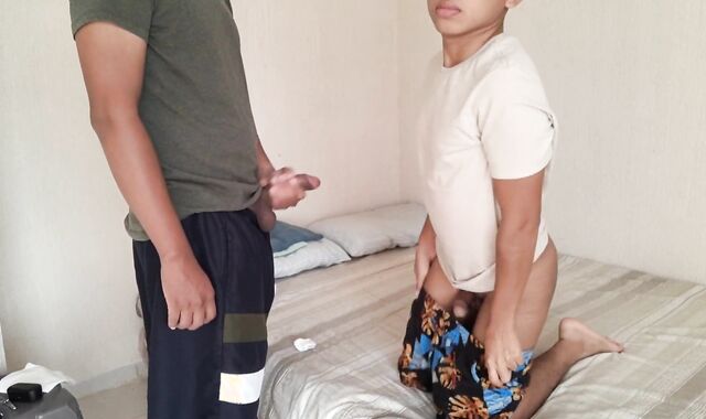 with my step-brother's homie