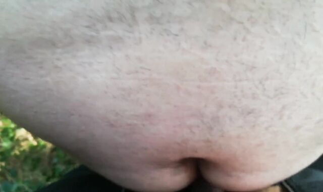 Baiser et sucer dans la nature entre obese