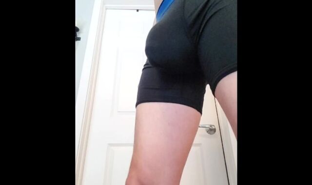 meaty nuts and spunk-pump erection in cock-squeezing boxer breifs