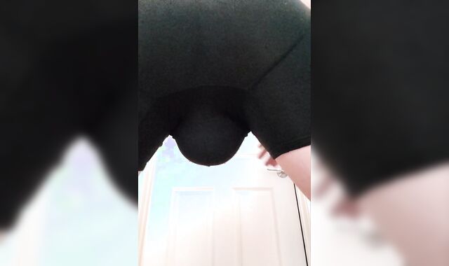 meaty nuts and spunk-pump erection in cock-squeezing boxer breifs