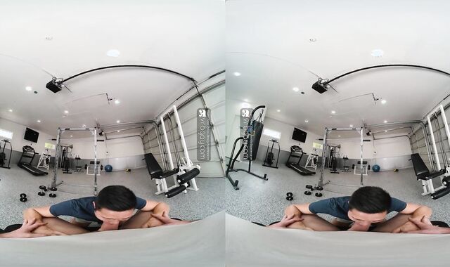 VRB Queer Sans A Rubber orgy desire in the gym with muscle asian Jkab Dale VR Porno