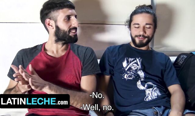 Straight Mates Ramiro & Sebas Stroke Each Other Cocks While Stranger Records Them - Latin Leche