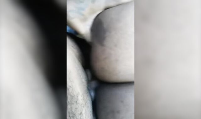 Boning some raw caboose outside