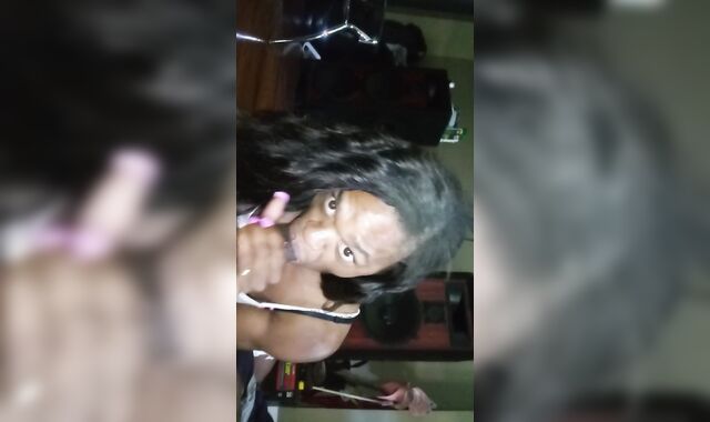 Sneaky slow dt job thick jizm shot (families away)