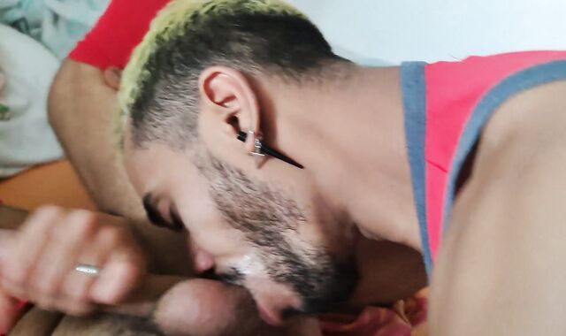 my gay-for-pay buddy breaks my ass after teaching and pours out everything inside my