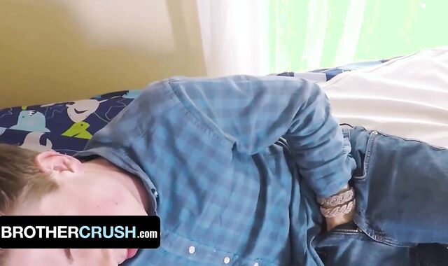 Insatiable Twink Britain Wesbury Needs Step Bro's Humungous Boner To End His Raw Fantasies - BrotherCrush