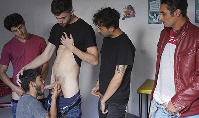 Very First-Timer Latino Matias Gets Used As Cum Spray After four Latino Wolves Torn Up Him Stiff - Latin Leche