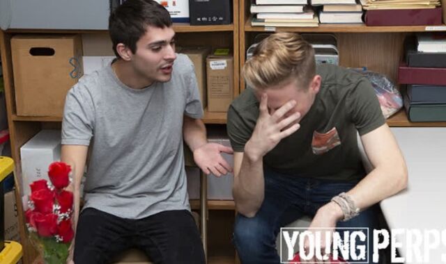 two Lad Dudes Britain Wesbury & Nathaniel Burts Take Huge Dark-Hued Pinkish Cigar For Stealing - Youthfull Perps