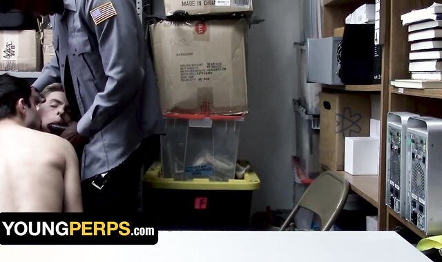 two Lad Dudes Britain Wesbury & Nathaniel Burts Take Huge Dark-Hued Pinkish Cigar For Stealing - Youthfull Perps