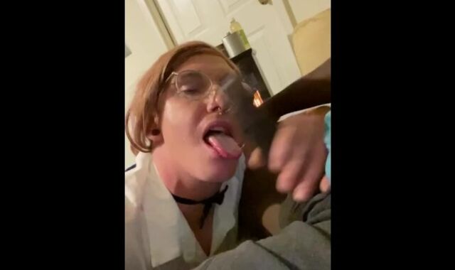 Sissy mega-bitch liking monstrous ebony weenie