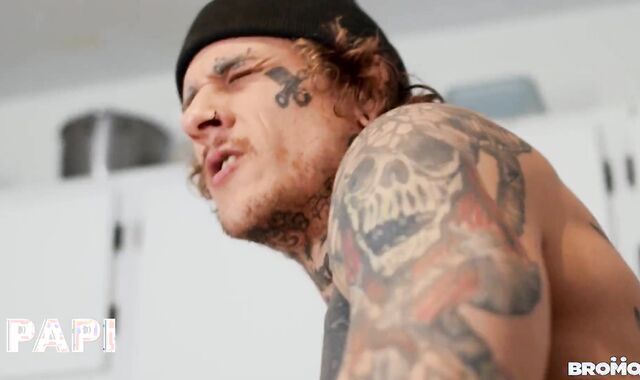 Papi - Alex Montenegro Bends Over To Clean The Mud He Made While Bo Sinn Pisses On His Rump