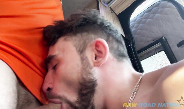 2 BOYFRIENDS WET BREEDING by 2 SLEAZY twunks CAMPER-VAN