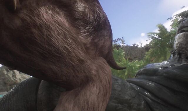 Minotaur Cums A PLENTY OF From Being Ripped Up by Rhino (Gulhragg) | Insatiable Life Fur Covered