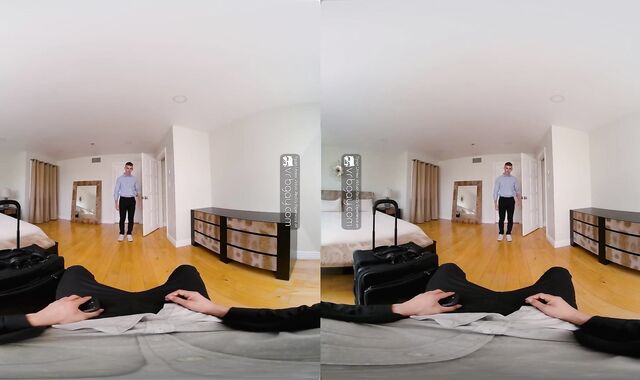 VRB Faggot Protection-Free-For-All hotel escapade with supah-plumbing-red-hot twunk gay Wank Waters VR Porno