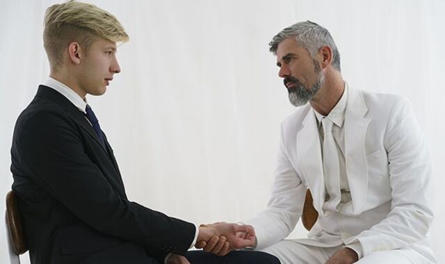 Bear Priest Bill Farnsworth Dominates And Breeds Youngster Altar Fellow Jace Madden - Missionary Folks